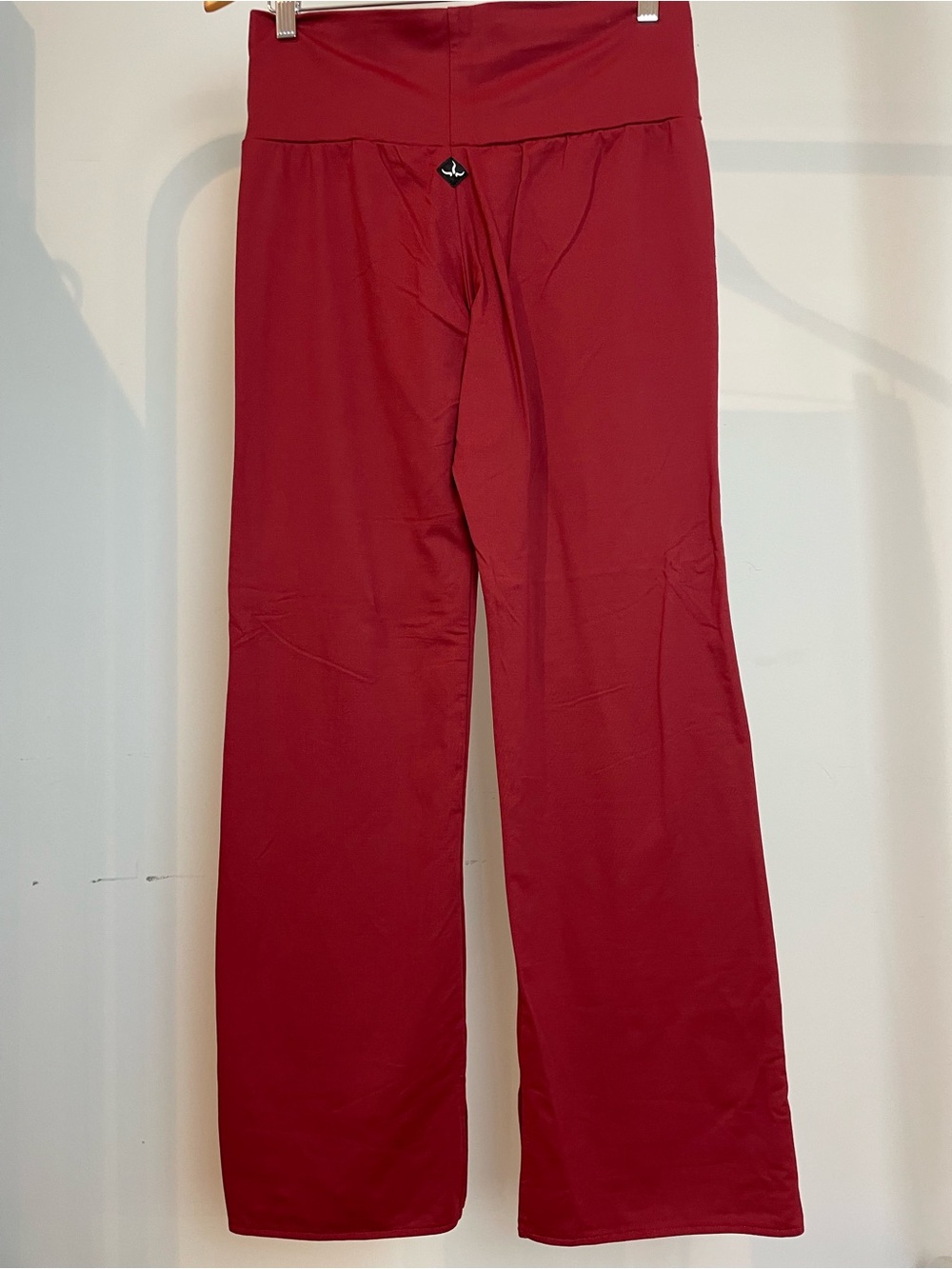 Prana women’s Wide-Leg yoga pants in Burgundy